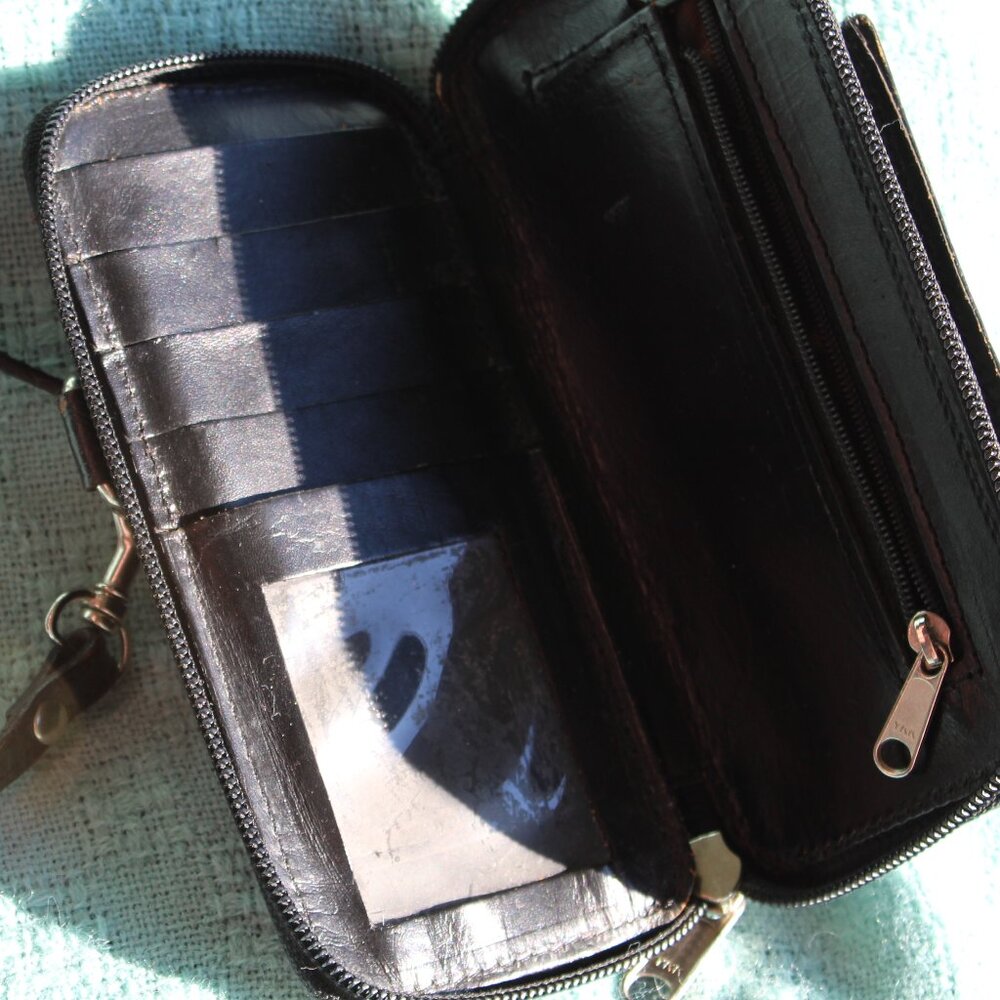 AMERICAN WEST LEATHER HAND MADE WITH SILVER ACCENTS - Picture 5 of 16